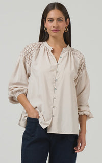 Bijou Blouse /  Bone