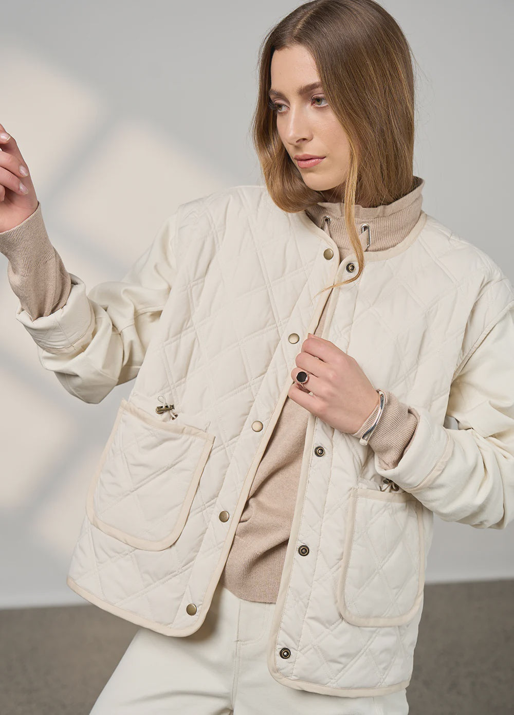 Tetris Jacket / Vanilla