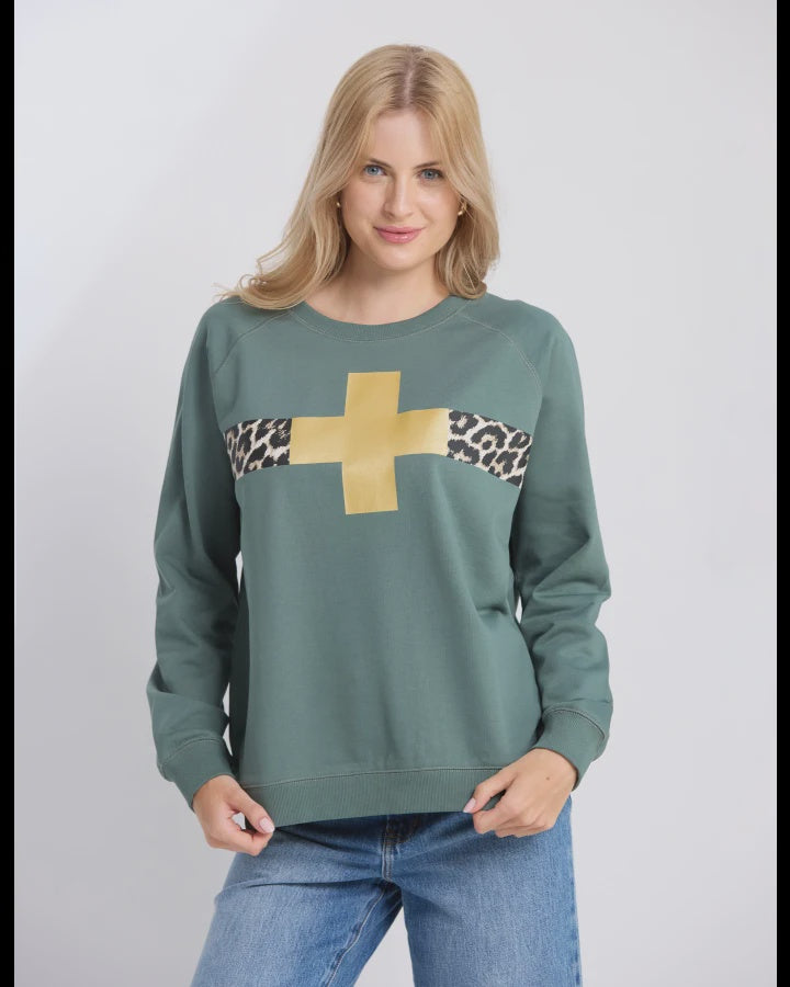 Classic Sweat / Moss Star Crossed