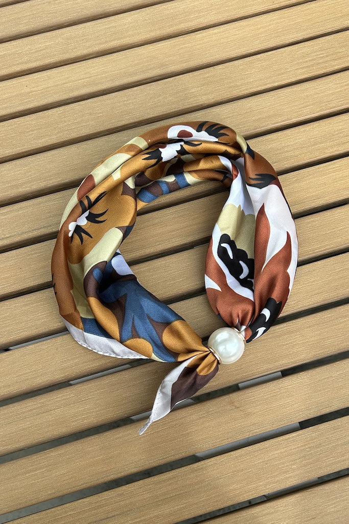 Pearl Fasten Neck Tie / Prairie