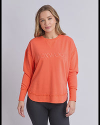 Simplified Crew / Orange Red