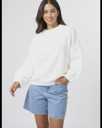 Bubble Sweatshirt / White