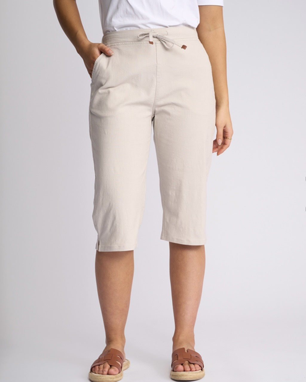 Drew 3/4 Pant / Stone
