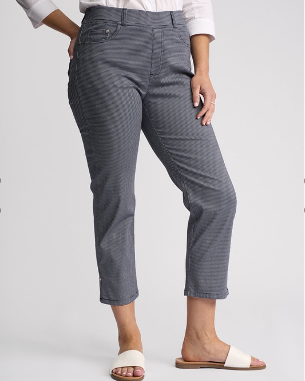 London Pull On / Slim Leg 7/8 / Midnight