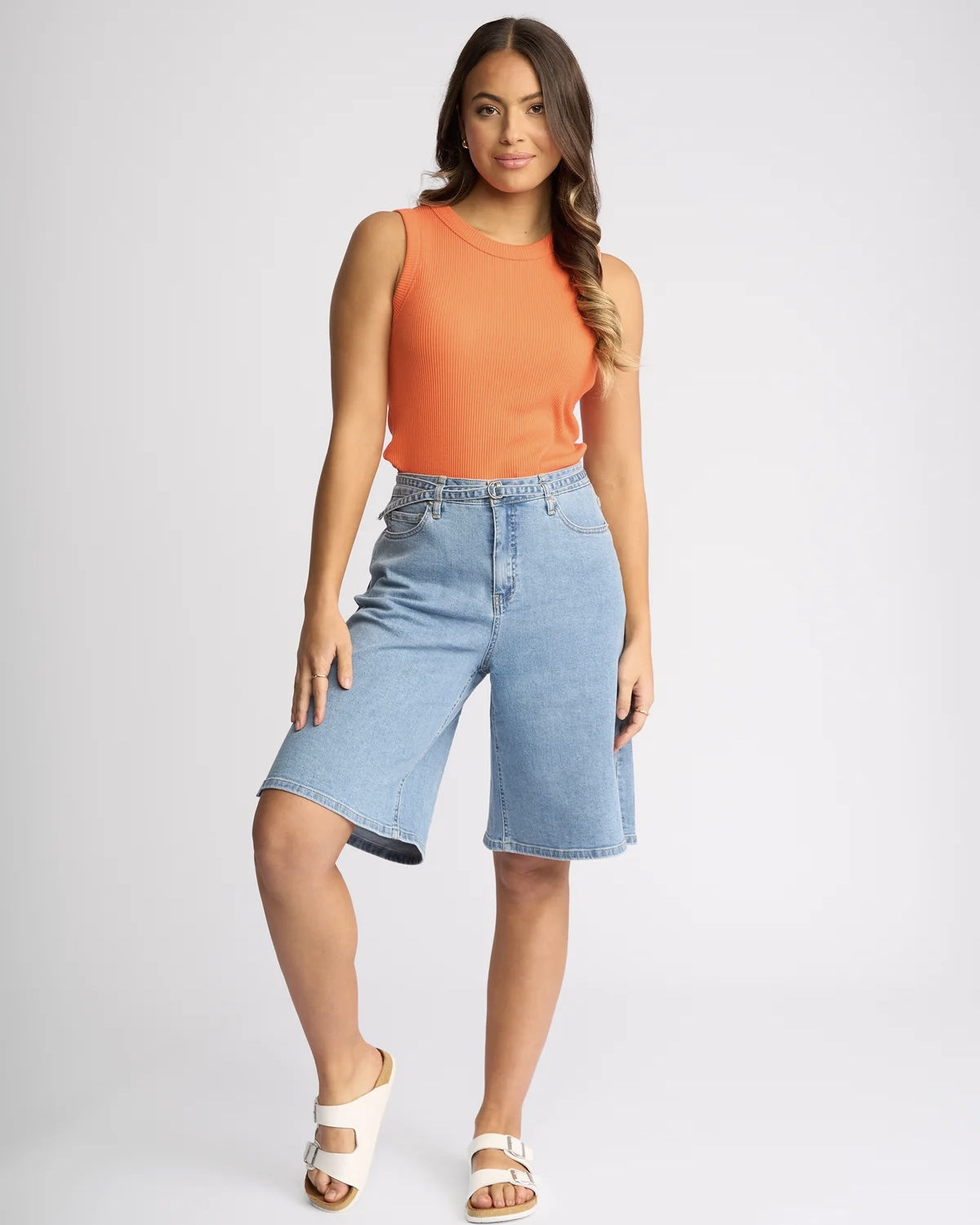 Zuri Short / Light Wash Denim