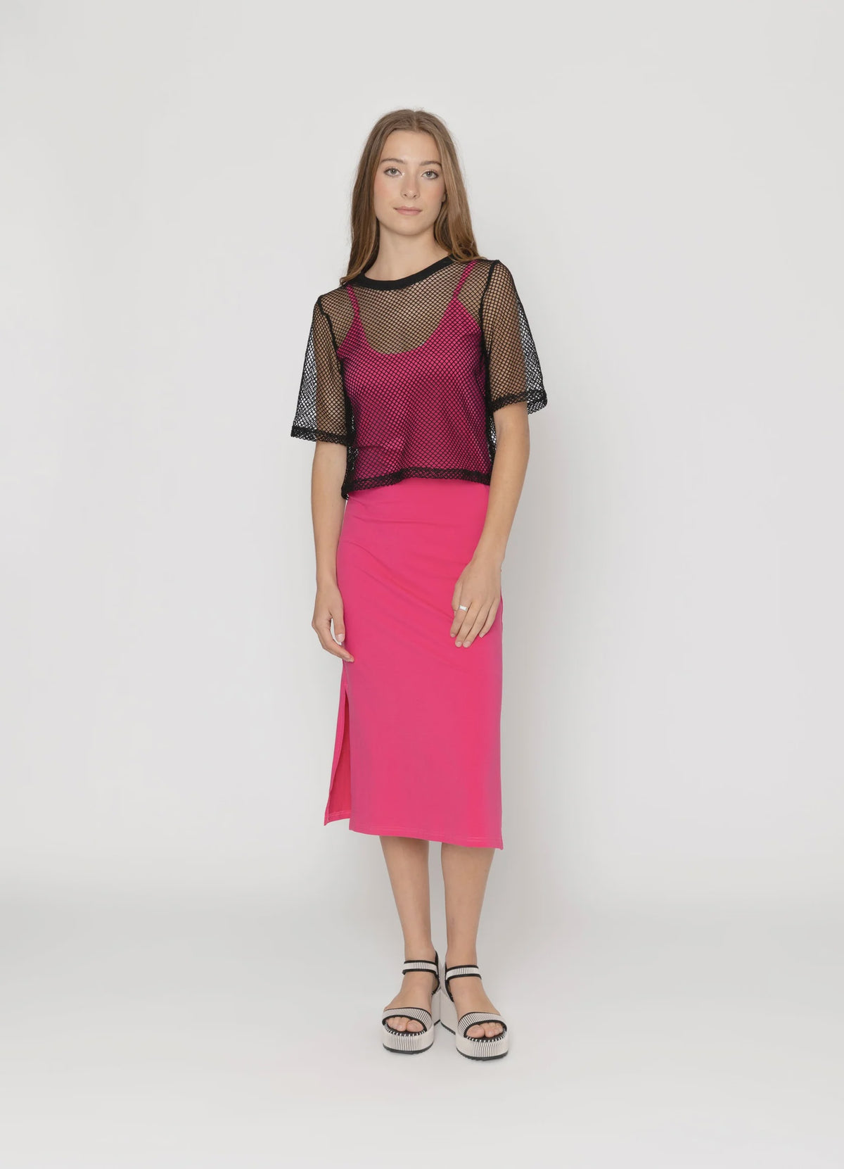 Arrow Mesh Top / Black