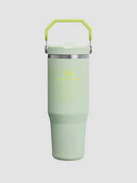 The IceFlow™ Flip Straw 2.0 Tumbler | 30 OZ | 0.89 L / Honeydew Hypergrip