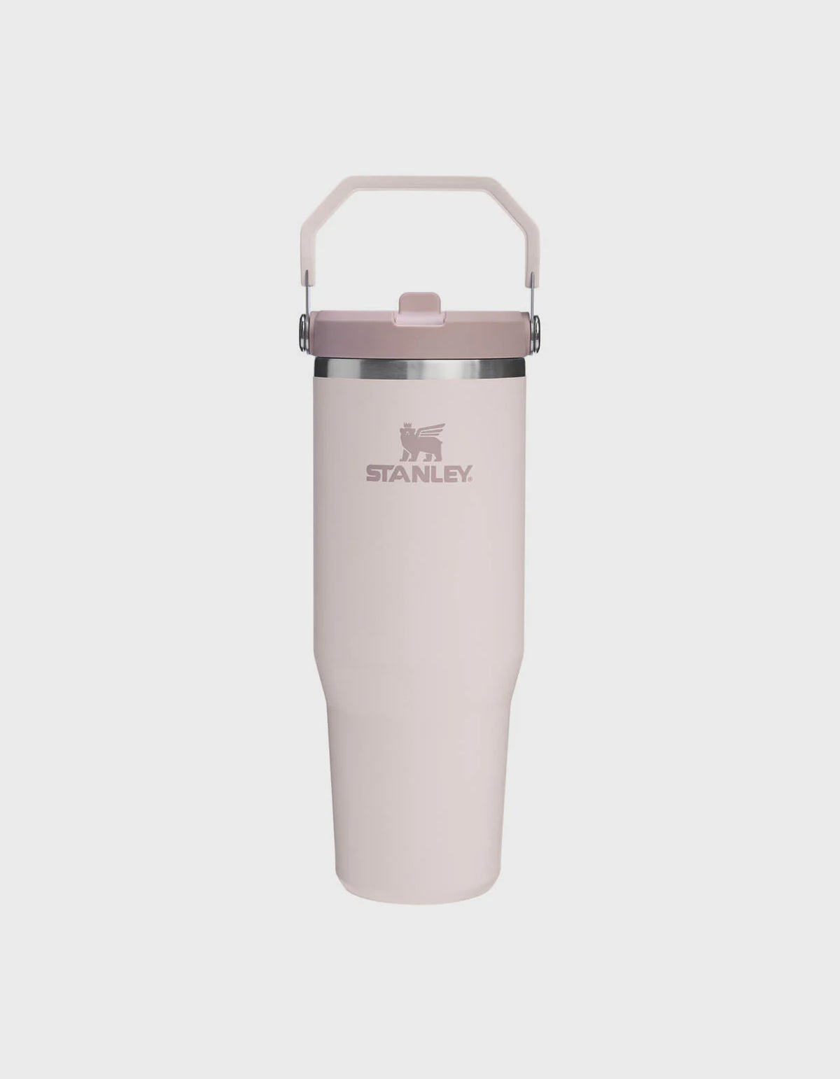 The IceFlow™ Flip Straw 2.0 Tumbler | 30 OZ | 0.89 L / Rose Quartz