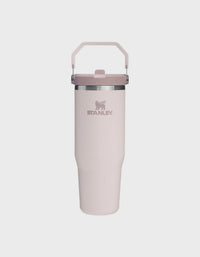 The IceFlow™ Flip Straw 2.0 Tumbler | 30 OZ | 0.89 L / Rose Quartz