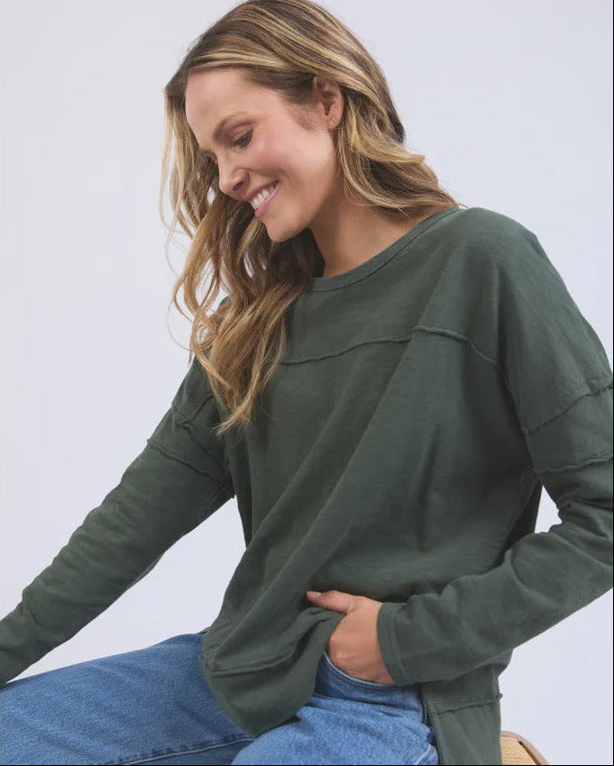 Jayne Throw On Top /Khaki