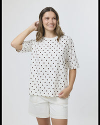 Porter Tee / Milk Spot