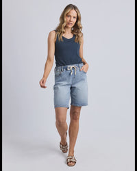 Gabby Bermuda Short / Mid Blue