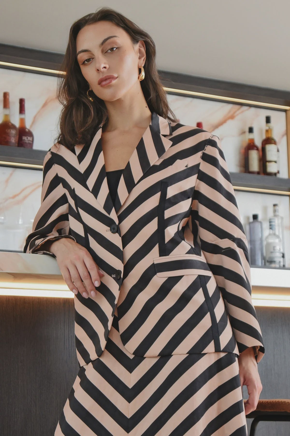 Love At First Tux Jacket / Chevron Stripe