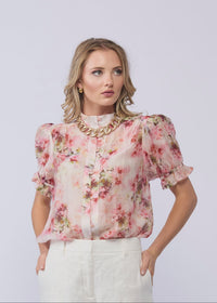 Riley Blouse / Carnation