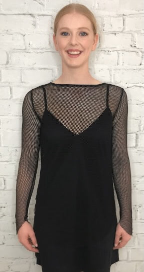 Fishnet Top / Black