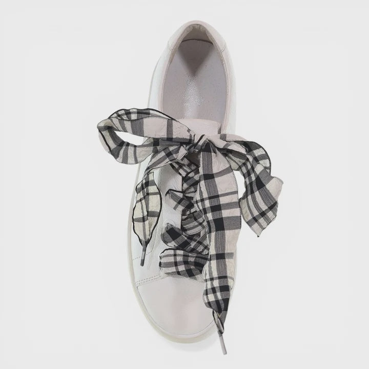 Pattern Organza Laces - Black Gingham
