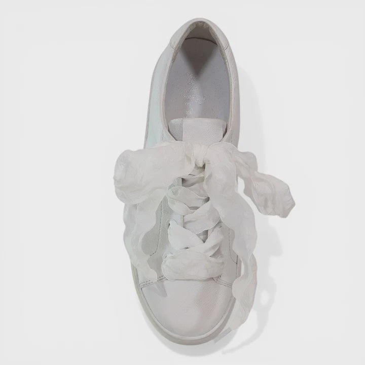 Pattern Organza Laces - White Gingham