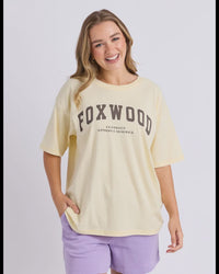 Interval Tee / Butter Cream & Chocolate