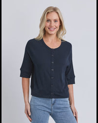 Yvette S/S Cardi / Navy