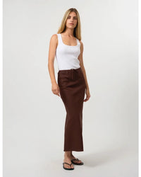Brenda Skirt / Chocolate