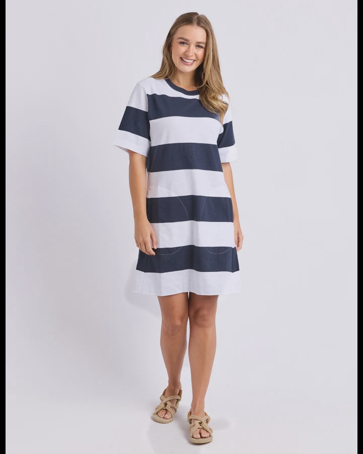 Pebble Tee Dress / Navy
