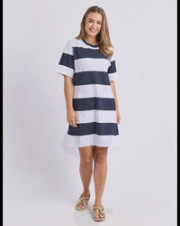 Pebble Tee Dress / Navy
