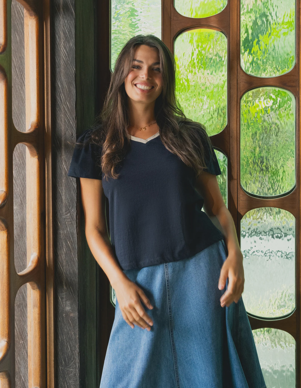 Solara Top / Navy