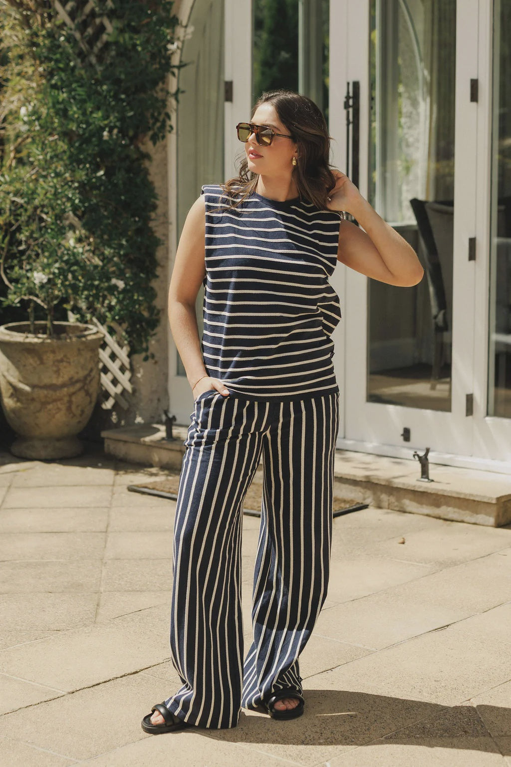 Milla Tee / Sunday Stripe