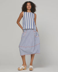 Guru Skirt / Ocean Stripe
