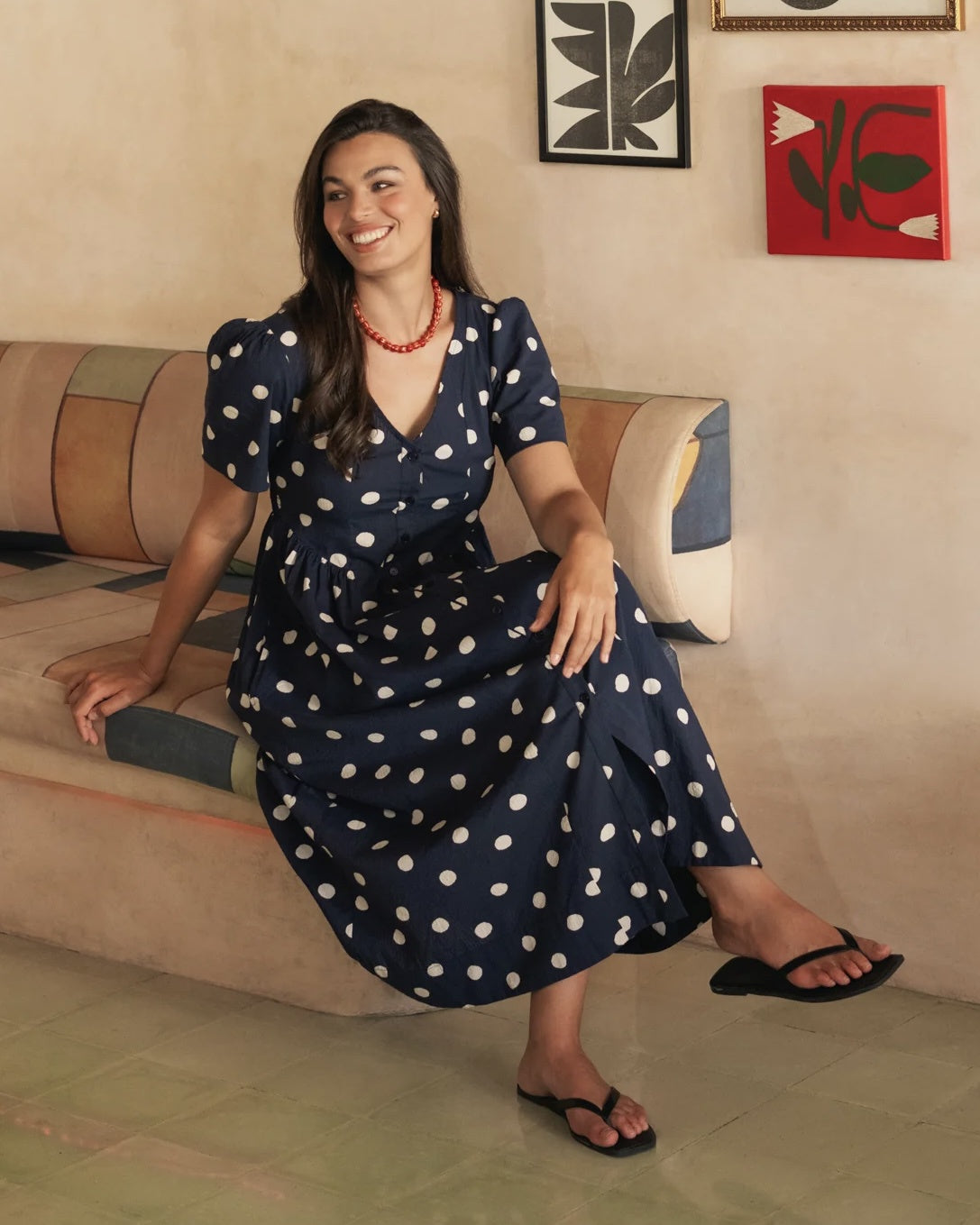 Allison Dress / Navy