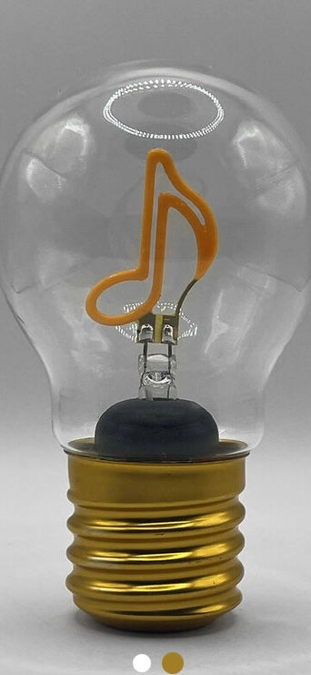 Music Note Lightbulb Lamp