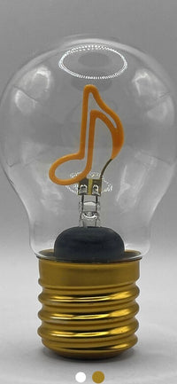 Music Note Lightbulb Lamp