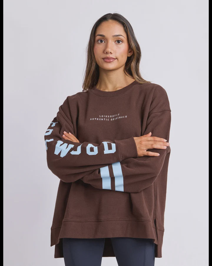 Origin Crew / Coffee Bean With Light Blue