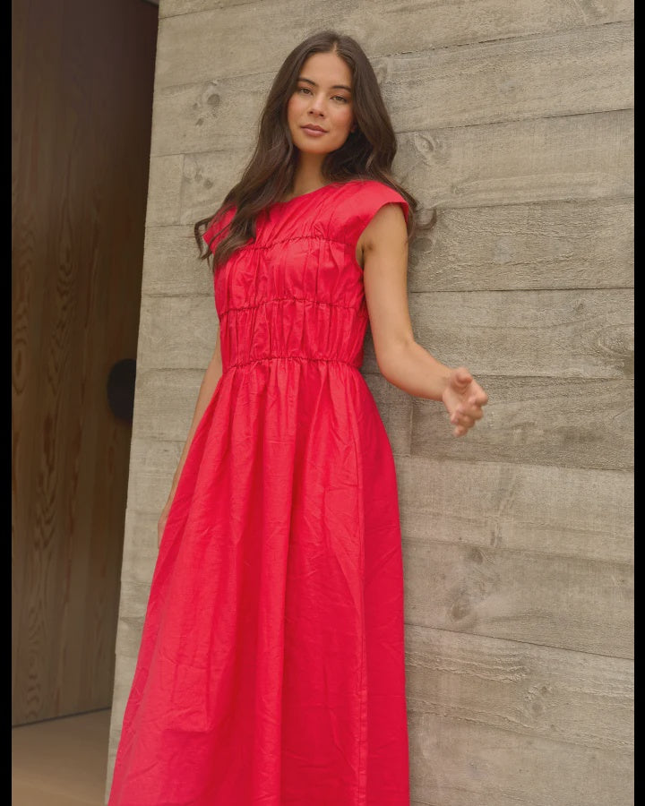 Natalie Dress / Scarlet
