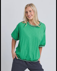 Faye S/S Sweat / Greenbriar