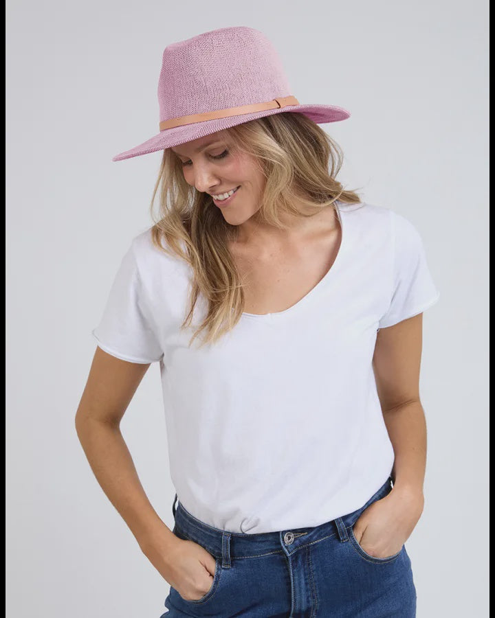 Palm Hat  / Pale Pink