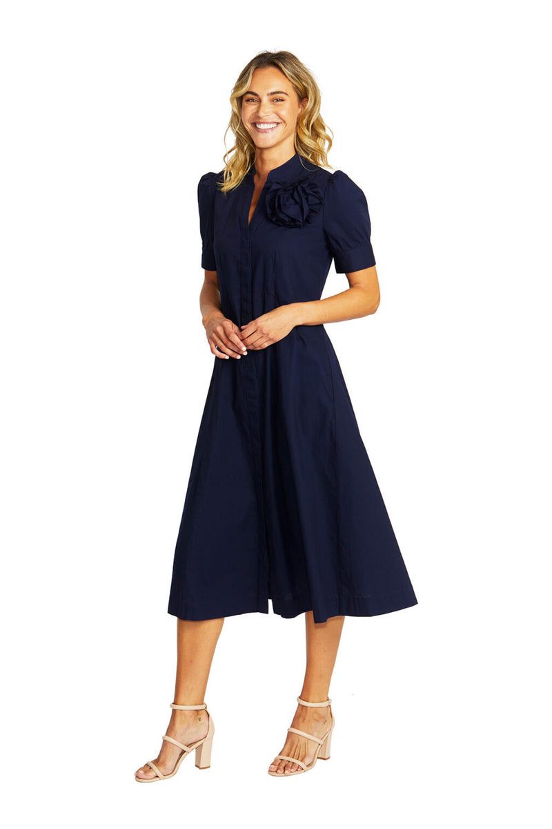 Audrey Dress - Navy