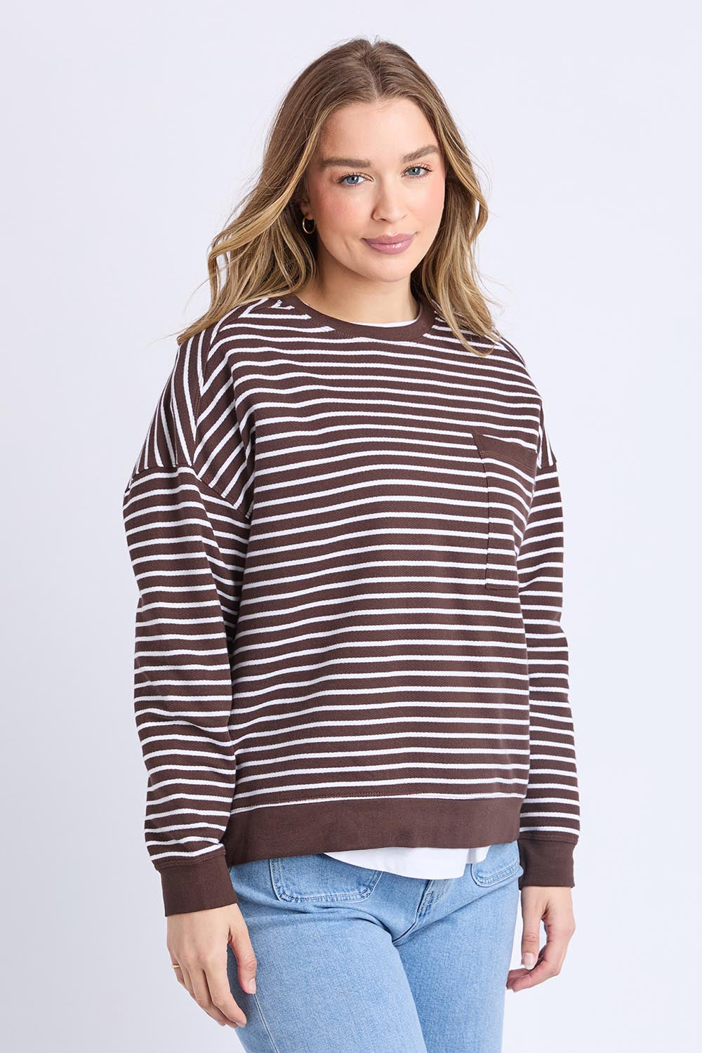 Original Stripe Crew / Coffee