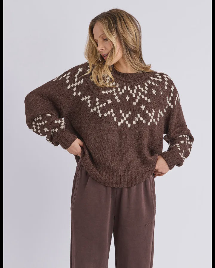 Polar Knit Crew / Coffee
