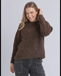 Flint Knit Crew / Coffee