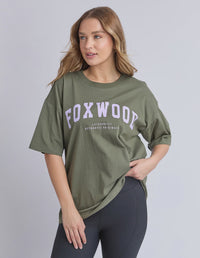 Interval Tee / Khaki & Lilac