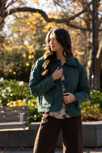 Frilled Jacket / Moss