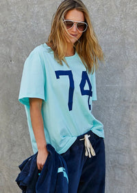 Graphic Tee - Pale Blue
