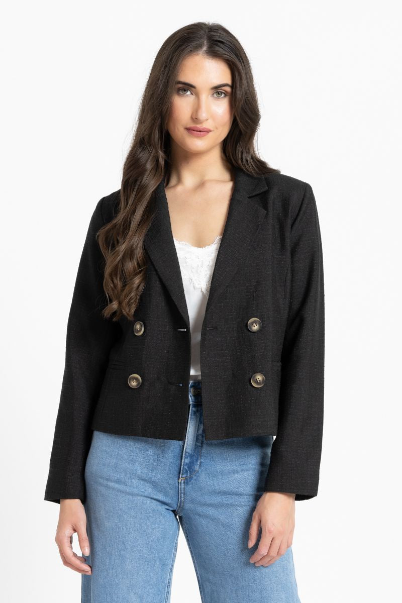 Audrey Blazer / Black Shimmer