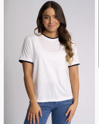 Club Top / White / Ink