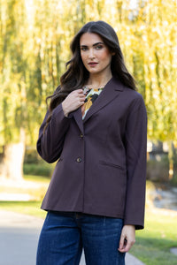 Relaxed Blazer / Cacao