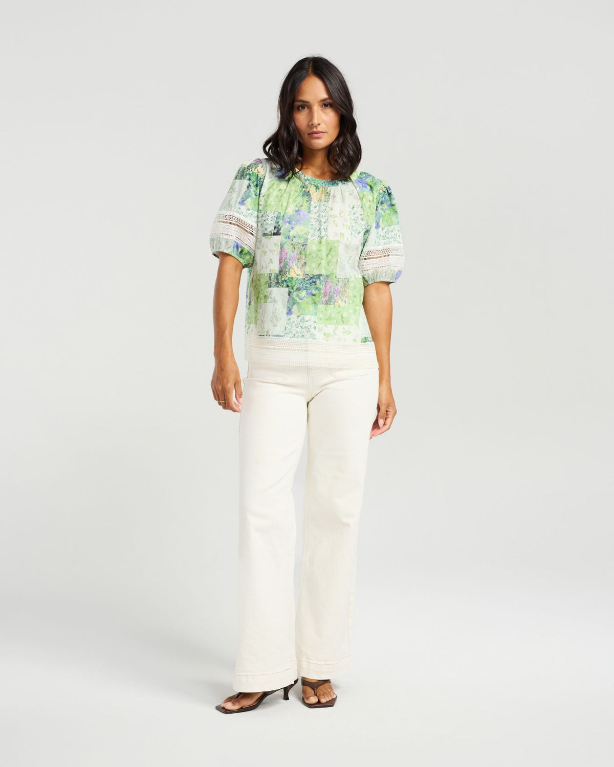 Paige Top / Botanical Patch