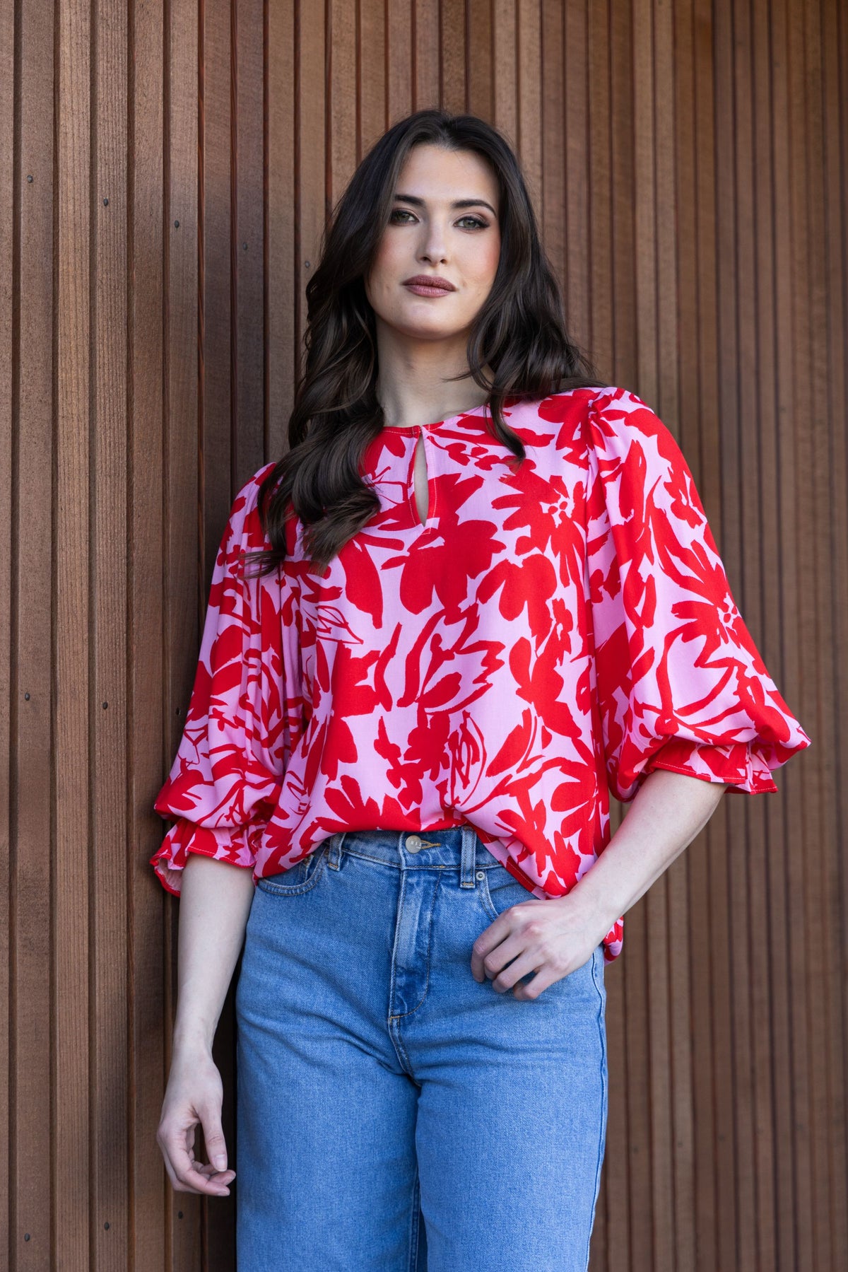 Fleur Top / Pink Lady