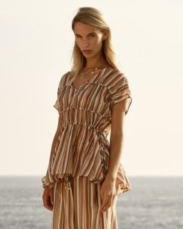 Lucette Shirt / Sandbar Stripe Multi