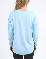 Farrah Long Sleeve - Waterfall Blue